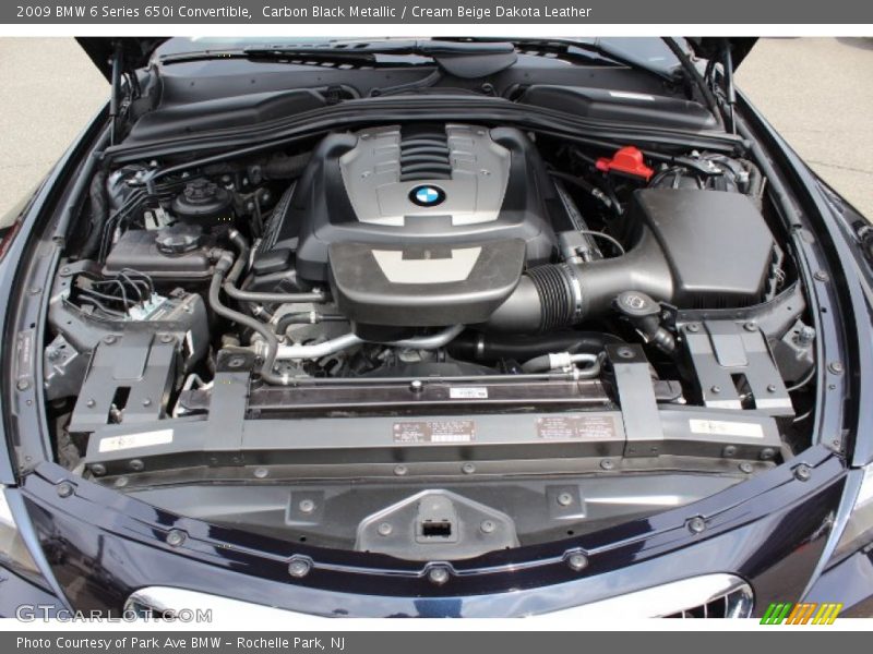  2009 6 Series 650i Convertible Engine - 4.8 Liter DOHC 32-Valve VVT V8
