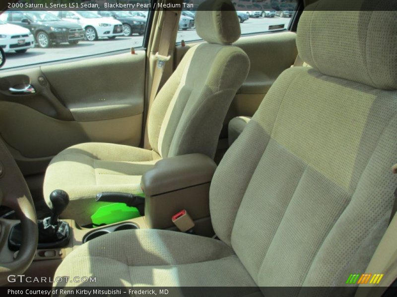 Blackberry Pearl / Medium Tan 2000 Saturn L Series LS1 Sedan