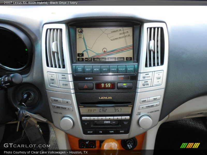Navigation of 2007 RX 400h Hybrid