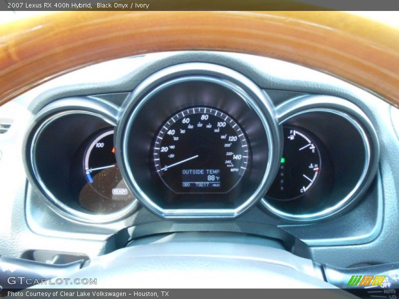  2007 RX 400h Hybrid 400h Hybrid Gauges