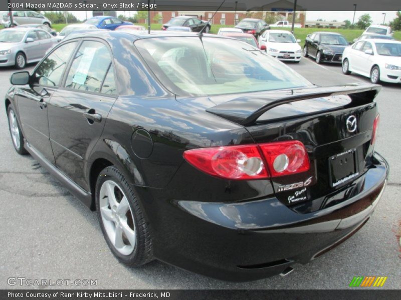 Onyx Black / Beige 2004 Mazda MAZDA6 s Sedan