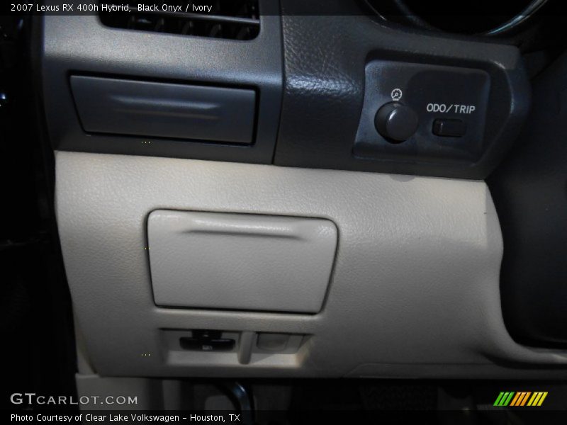 Black Onyx / Ivory 2007 Lexus RX 400h Hybrid