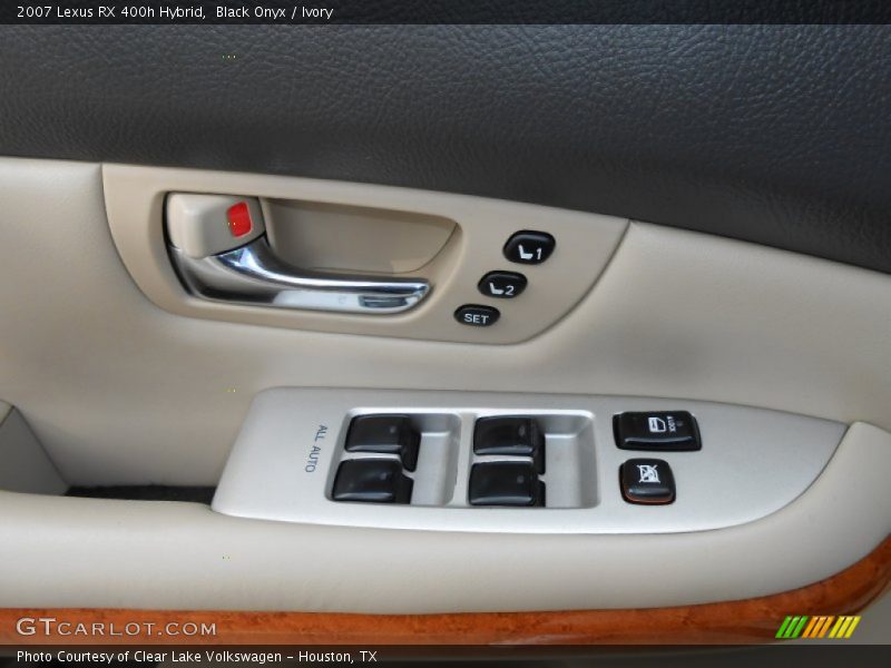 Controls of 2007 RX 400h Hybrid