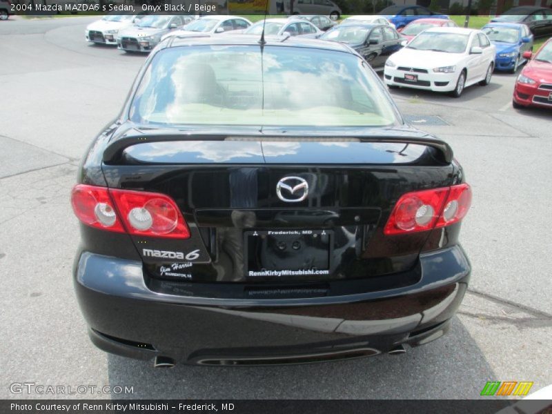 Onyx Black / Beige 2004 Mazda MAZDA6 s Sedan