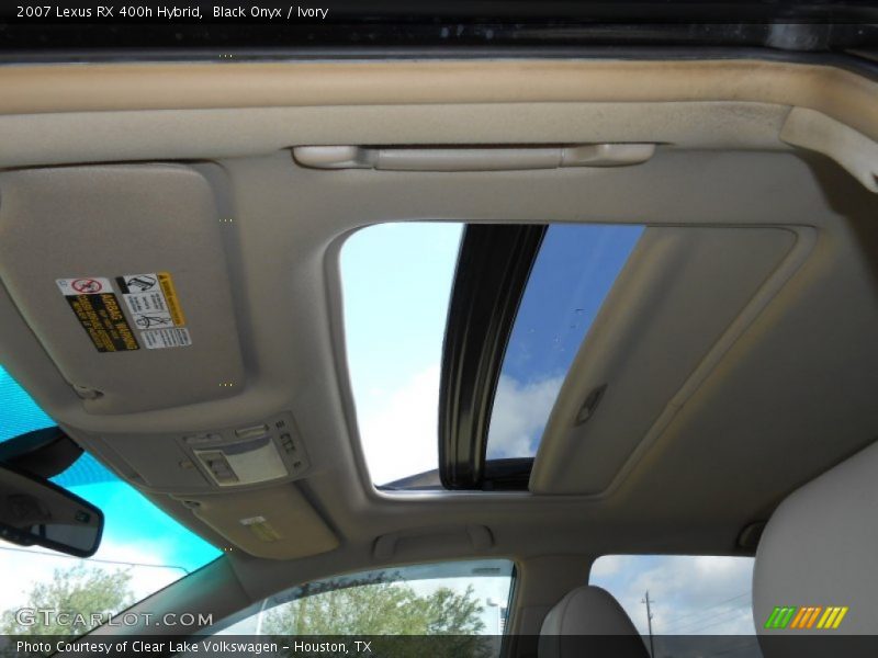 Black Onyx / Ivory 2007 Lexus RX 400h Hybrid