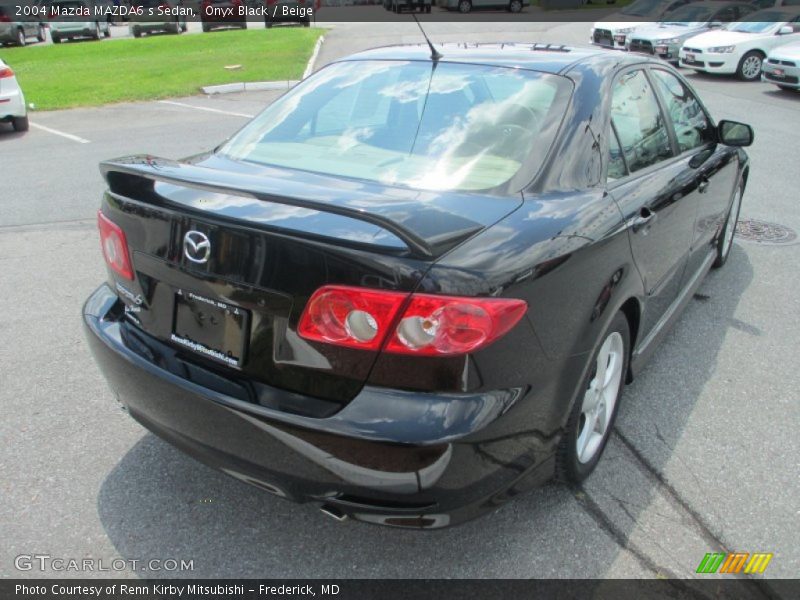 Onyx Black / Beige 2004 Mazda MAZDA6 s Sedan