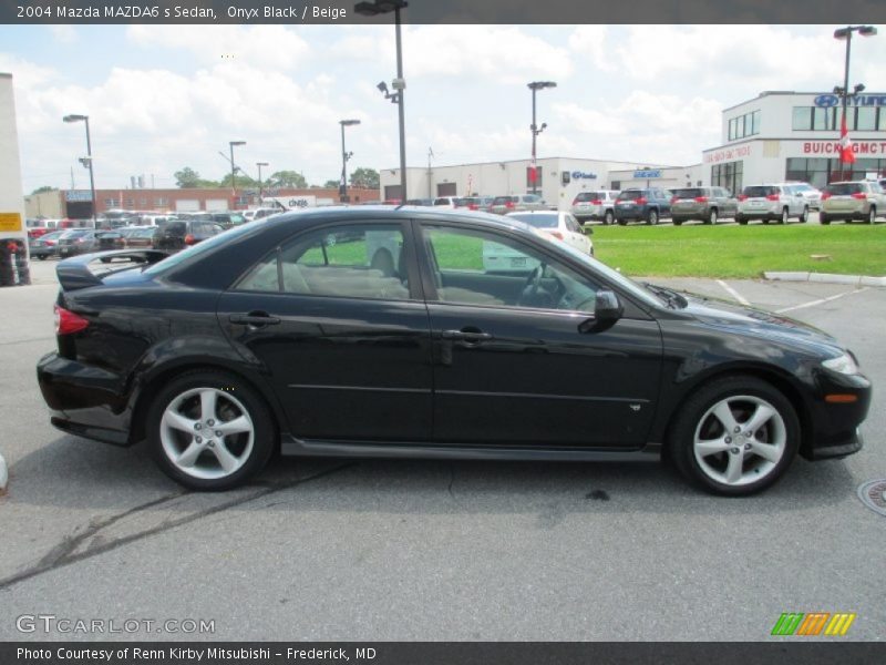 Onyx Black / Beige 2004 Mazda MAZDA6 s Sedan