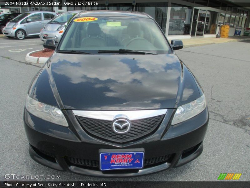 Onyx Black / Beige 2004 Mazda MAZDA6 s Sedan