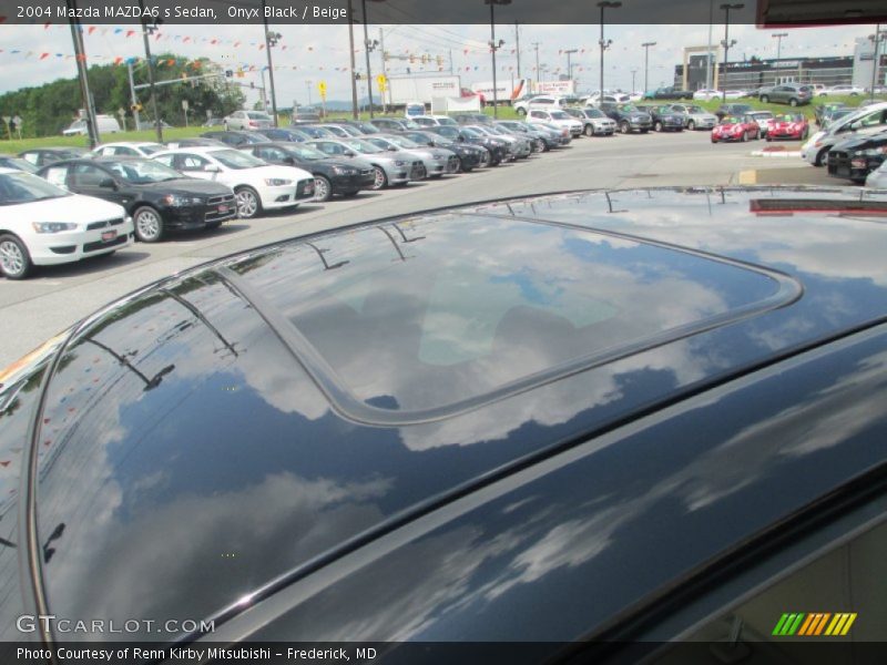Onyx Black / Beige 2004 Mazda MAZDA6 s Sedan