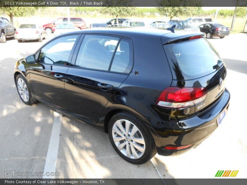 Black / Titan Black 2013 Volkswagen Golf 4 Door TDI