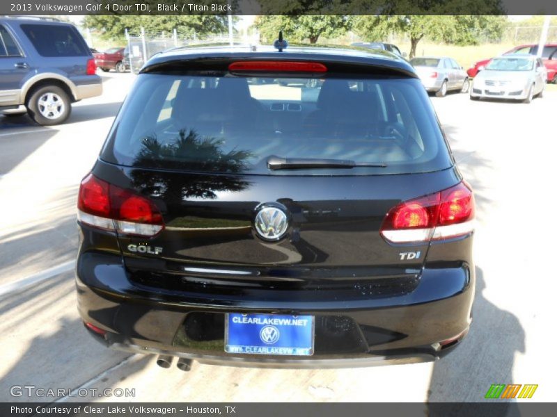 Black / Titan Black 2013 Volkswagen Golf 4 Door TDI