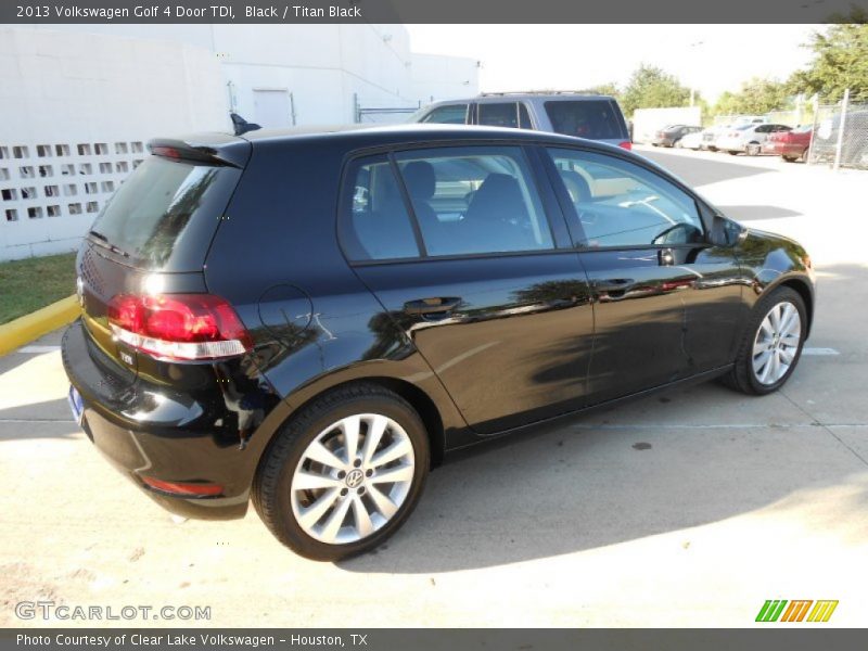 Black / Titan Black 2013 Volkswagen Golf 4 Door TDI