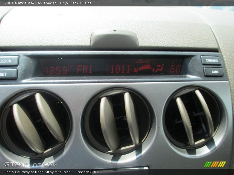 Onyx Black / Beige 2004 Mazda MAZDA6 s Sedan