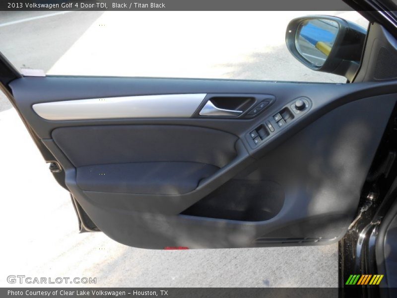 Black / Titan Black 2013 Volkswagen Golf 4 Door TDI