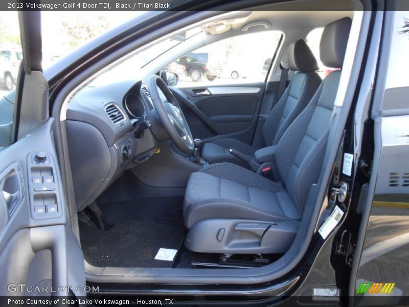  2013 Golf 4 Door TDI Titan Black Interior