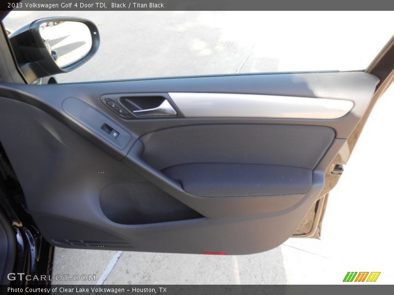 Black / Titan Black 2013 Volkswagen Golf 4 Door TDI