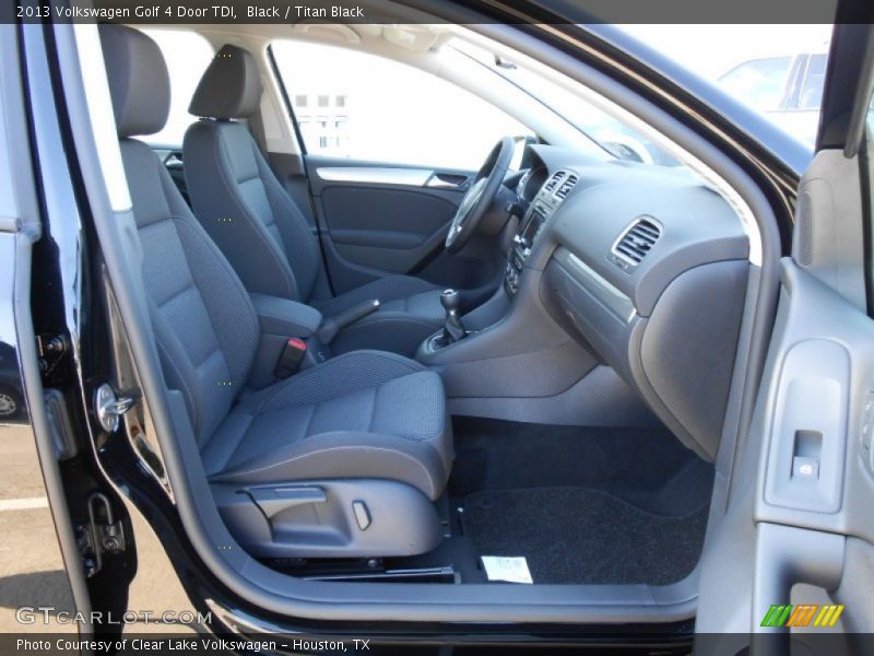  2013 Golf 4 Door TDI Titan Black Interior
