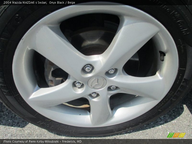 Onyx Black / Beige 2004 Mazda MAZDA6 s Sedan