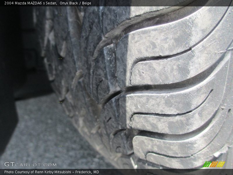 Onyx Black / Beige 2004 Mazda MAZDA6 s Sedan
