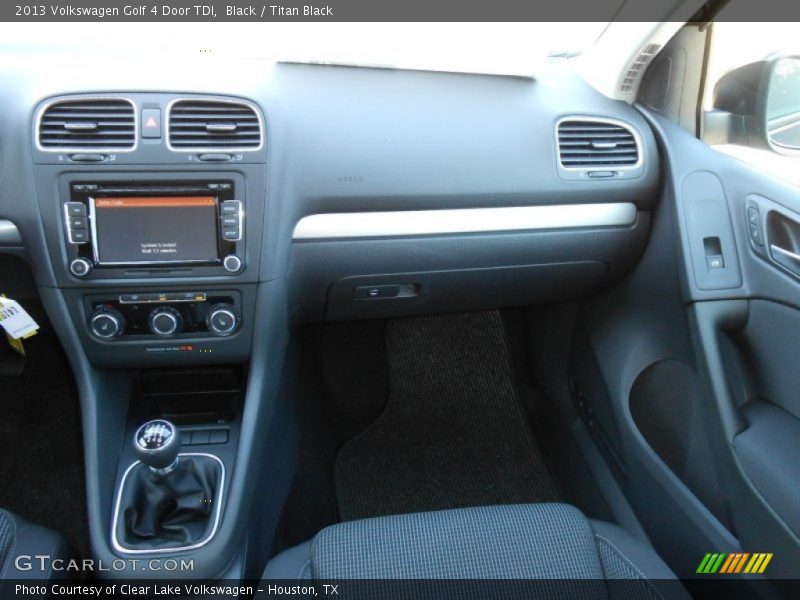 Black / Titan Black 2013 Volkswagen Golf 4 Door TDI