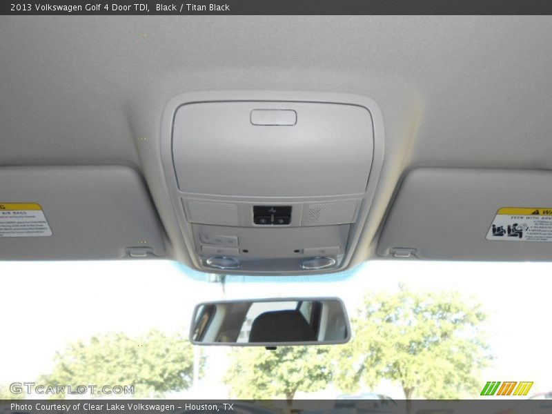 Black / Titan Black 2013 Volkswagen Golf 4 Door TDI