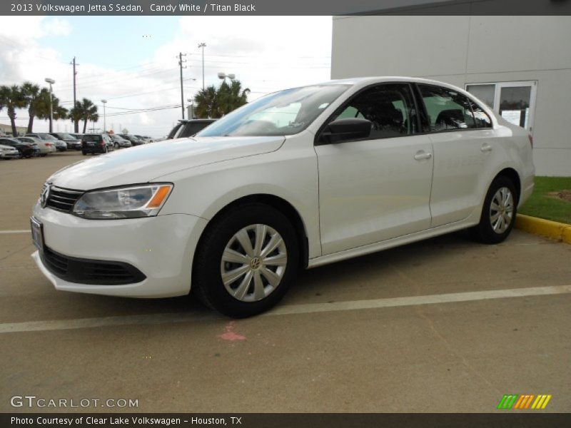 Candy White / Titan Black 2013 Volkswagen Jetta S Sedan