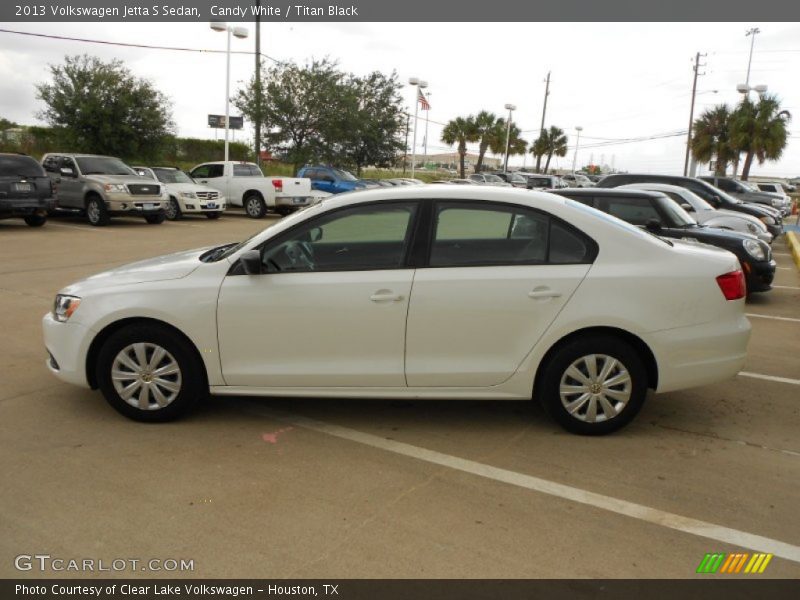 Candy White / Titan Black 2013 Volkswagen Jetta S Sedan