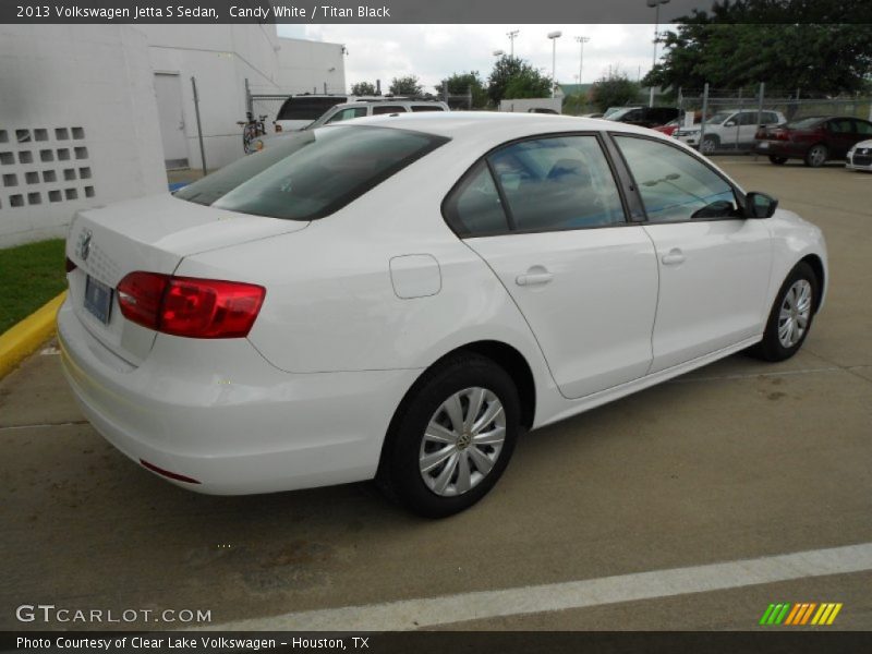 Candy White / Titan Black 2013 Volkswagen Jetta S Sedan