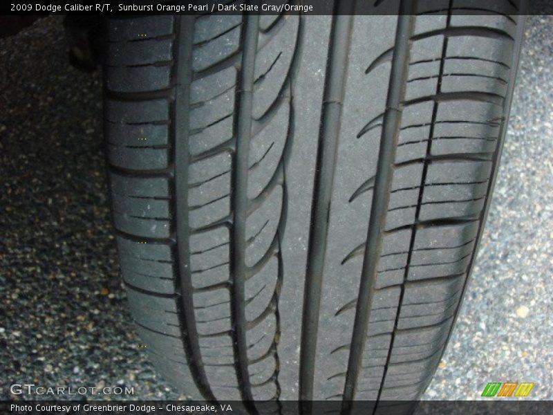 Sunburst Orange Pearl / Dark Slate Gray/Orange 2009 Dodge Caliber R/T