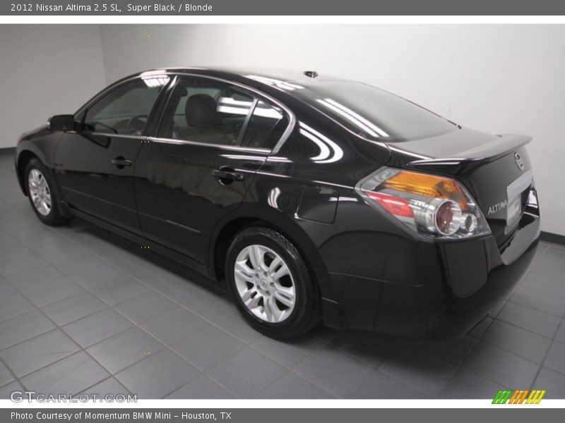 Super Black / Blonde 2012 Nissan Altima 2.5 SL