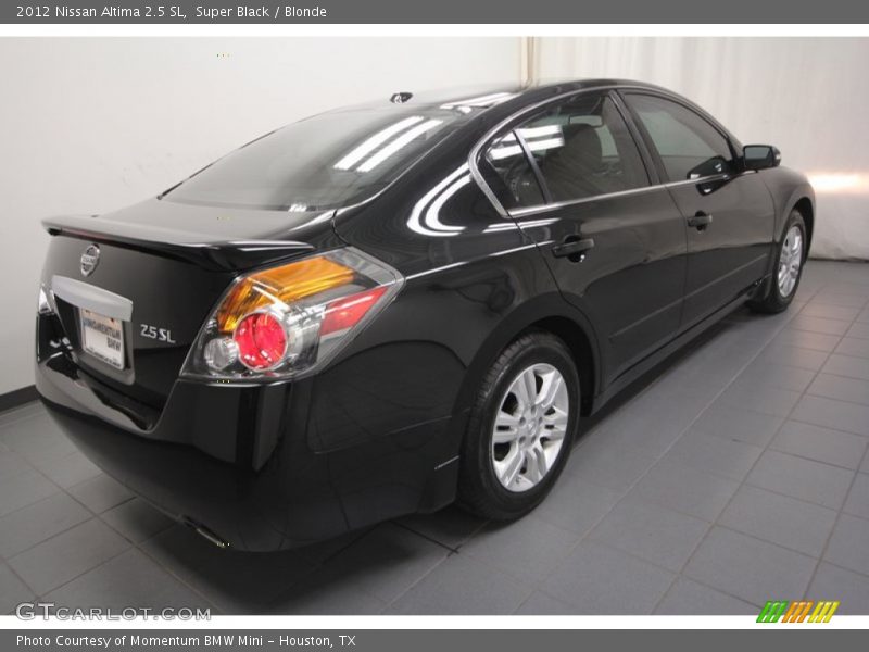 Super Black / Blonde 2012 Nissan Altima 2.5 SL