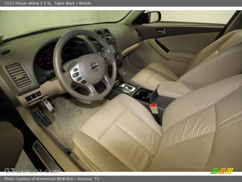 Super Black / Blonde 2012 Nissan Altima 2.5 SL