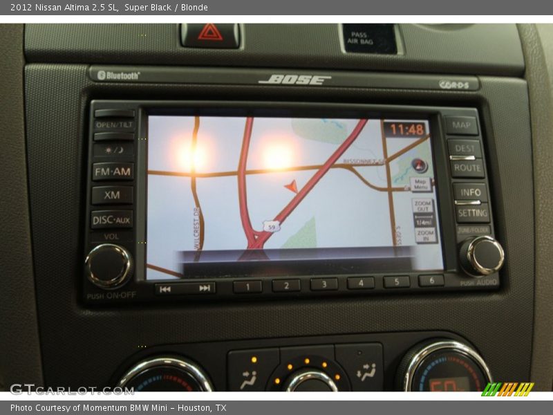 Super Black / Blonde 2012 Nissan Altima 2.5 SL