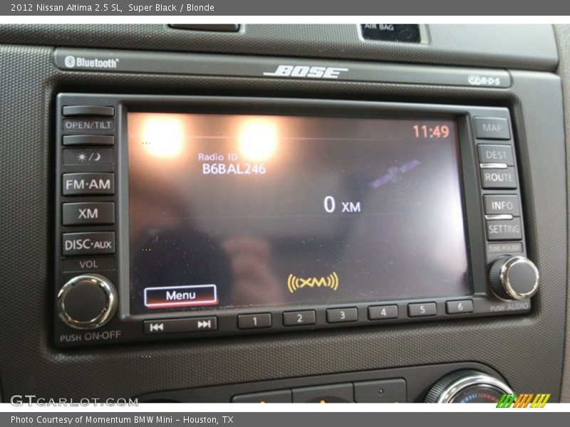 Super Black / Blonde 2012 Nissan Altima 2.5 SL