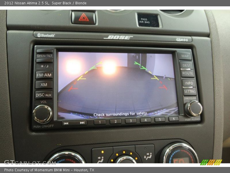 Super Black / Blonde 2012 Nissan Altima 2.5 SL