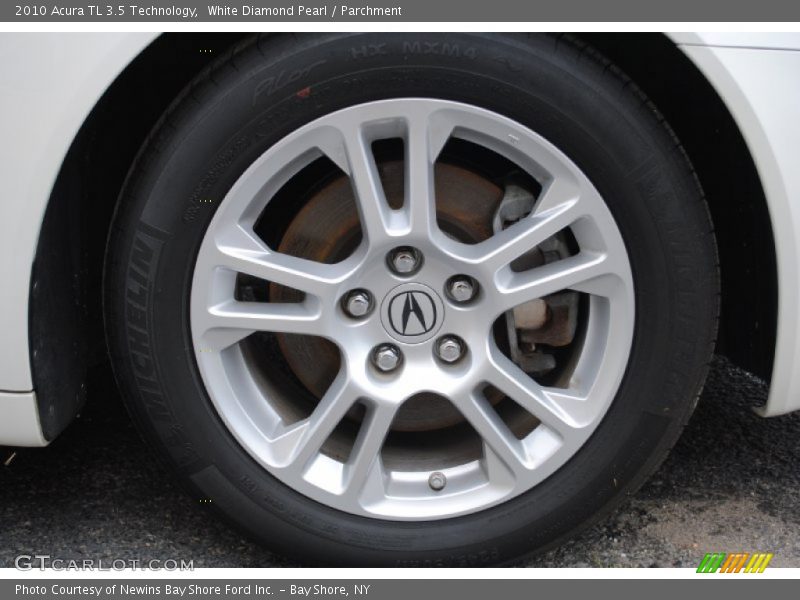 White Diamond Pearl / Parchment 2010 Acura TL 3.5 Technology