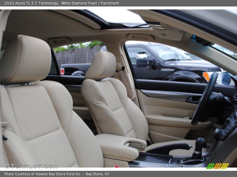 White Diamond Pearl / Parchment 2010 Acura TL 3.5 Technology