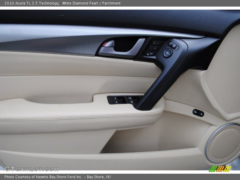 White Diamond Pearl / Parchment 2010 Acura TL 3.5 Technology