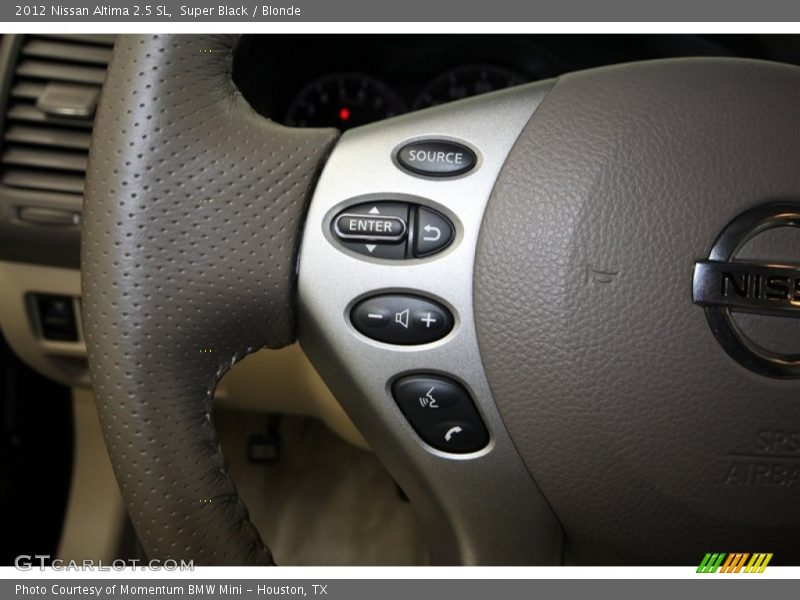 Super Black / Blonde 2012 Nissan Altima 2.5 SL