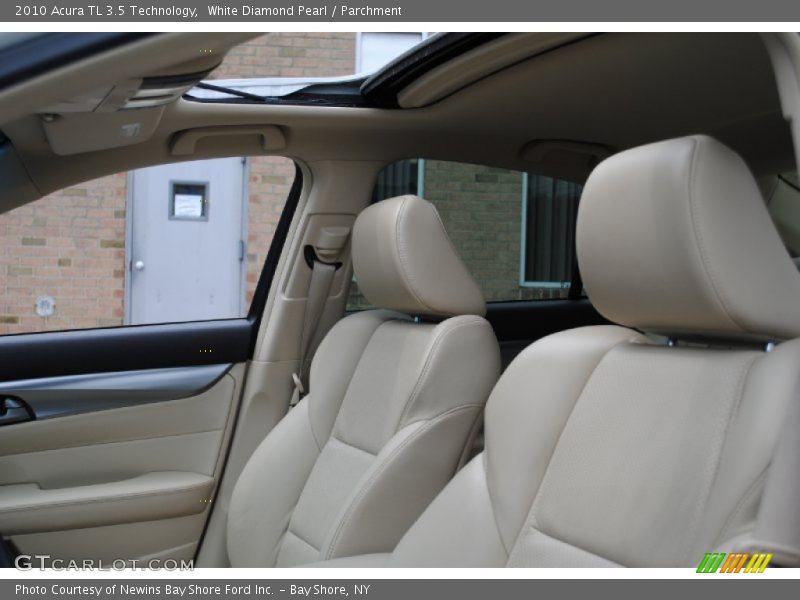 White Diamond Pearl / Parchment 2010 Acura TL 3.5 Technology