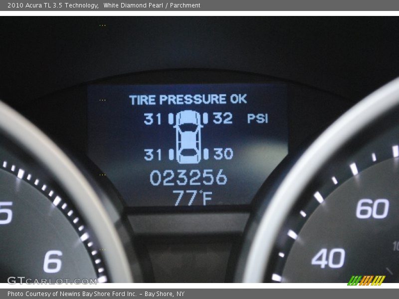 White Diamond Pearl / Parchment 2010 Acura TL 3.5 Technology