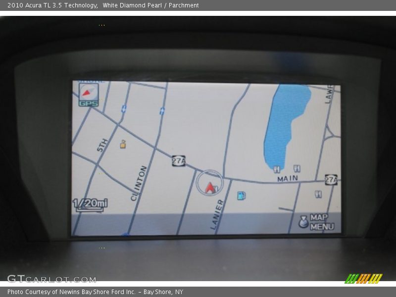 White Diamond Pearl / Parchment 2010 Acura TL 3.5 Technology