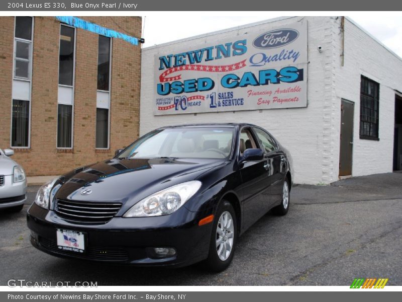 Blue Onyx Pearl / Ivory 2004 Lexus ES 330