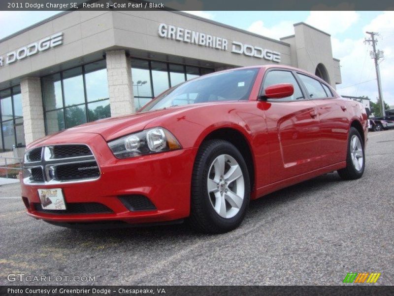 Redline 3-Coat Pearl / Black 2011 Dodge Charger SE