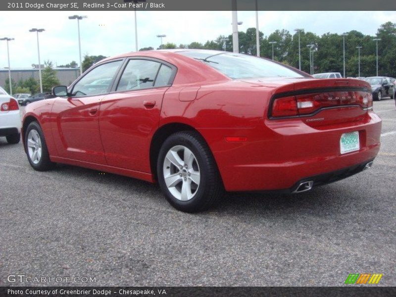 Redline 3-Coat Pearl / Black 2011 Dodge Charger SE