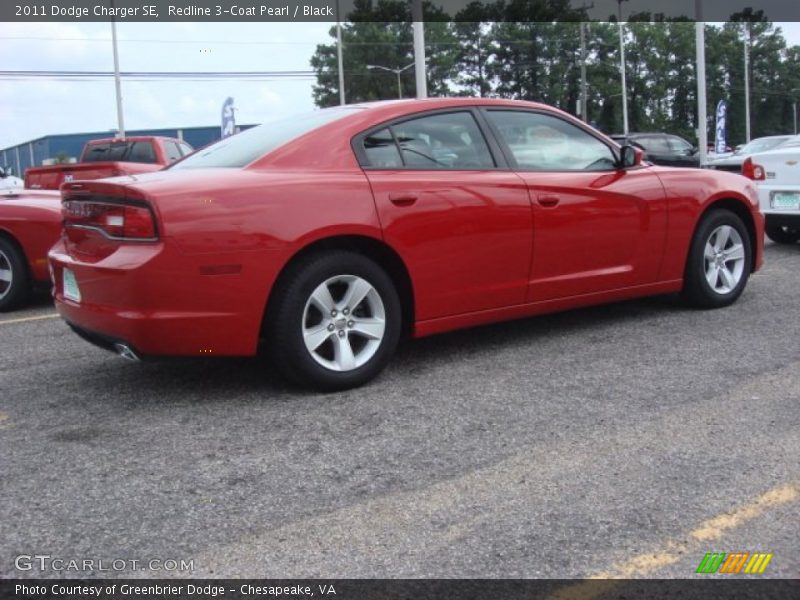 Redline 3-Coat Pearl / Black 2011 Dodge Charger SE