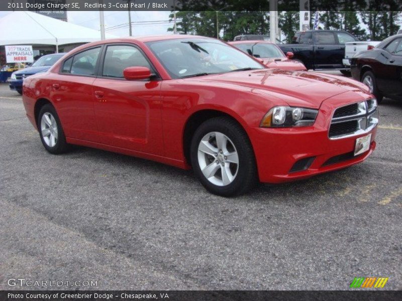 Redline 3-Coat Pearl / Black 2011 Dodge Charger SE