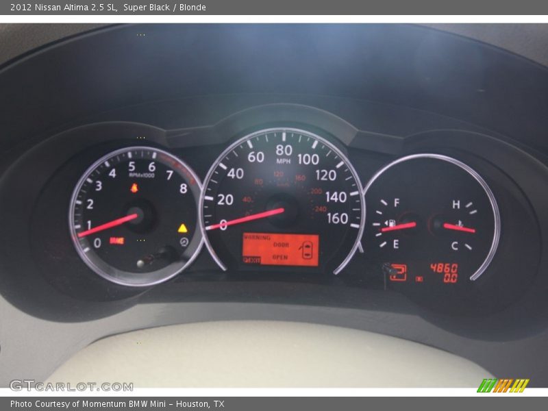 Super Black / Blonde 2012 Nissan Altima 2.5 SL