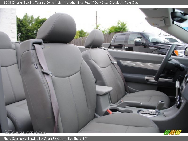 Marathon Blue Pearl / Dark Slate Gray/Light Slate Gray 2008 Chrysler Sebring Touring Convertible