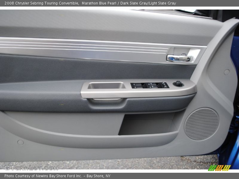 Marathon Blue Pearl / Dark Slate Gray/Light Slate Gray 2008 Chrysler Sebring Touring Convertible